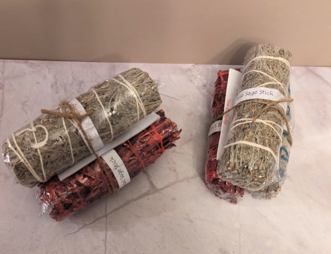 3 Piece Sage Stick Smudge Bundle