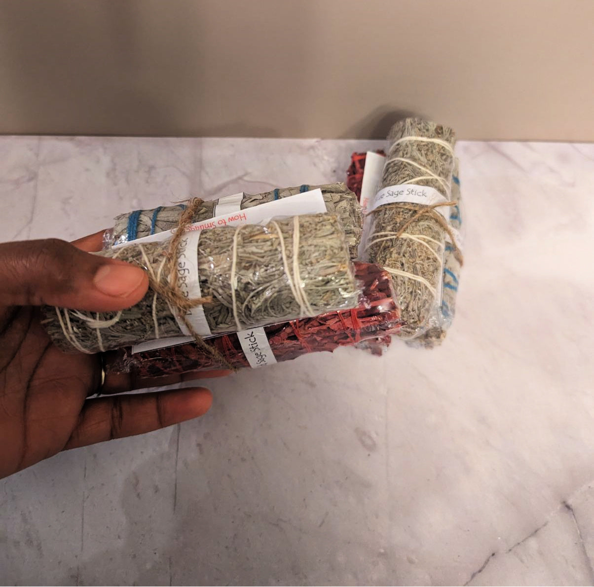 3 Piece Sage Stick Smudge Bundle