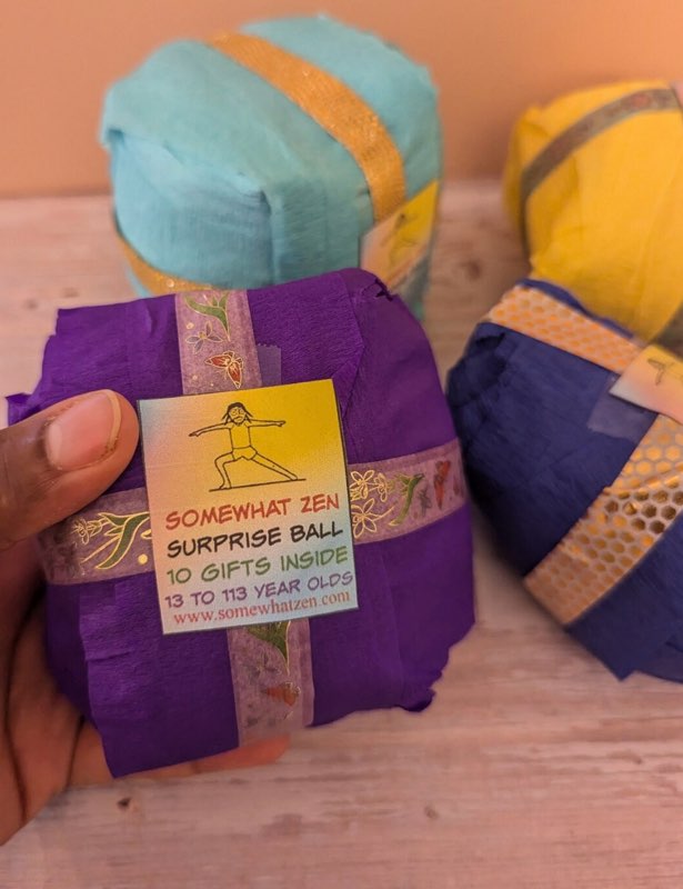 Affirmation Surprise Ball - 10 gifts Inside