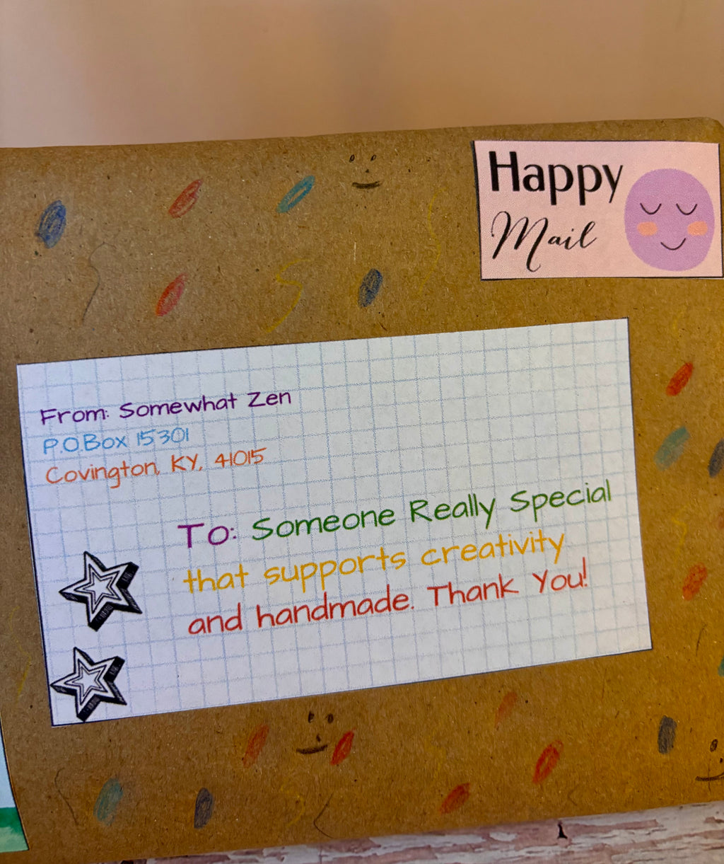 Monthly "Happy Mail" Club - Subscription