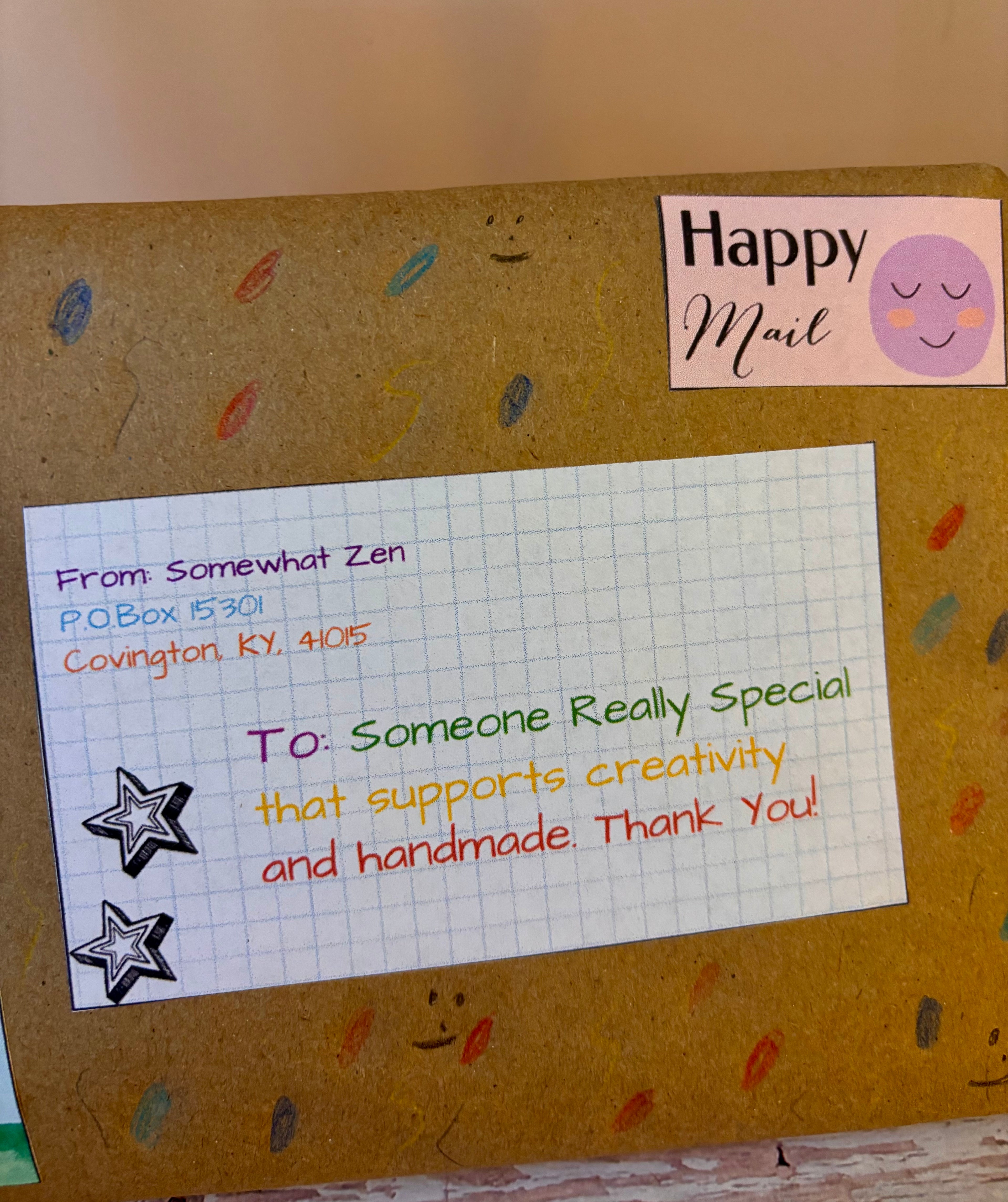Monthly "Happy Mail" Club - Subscription