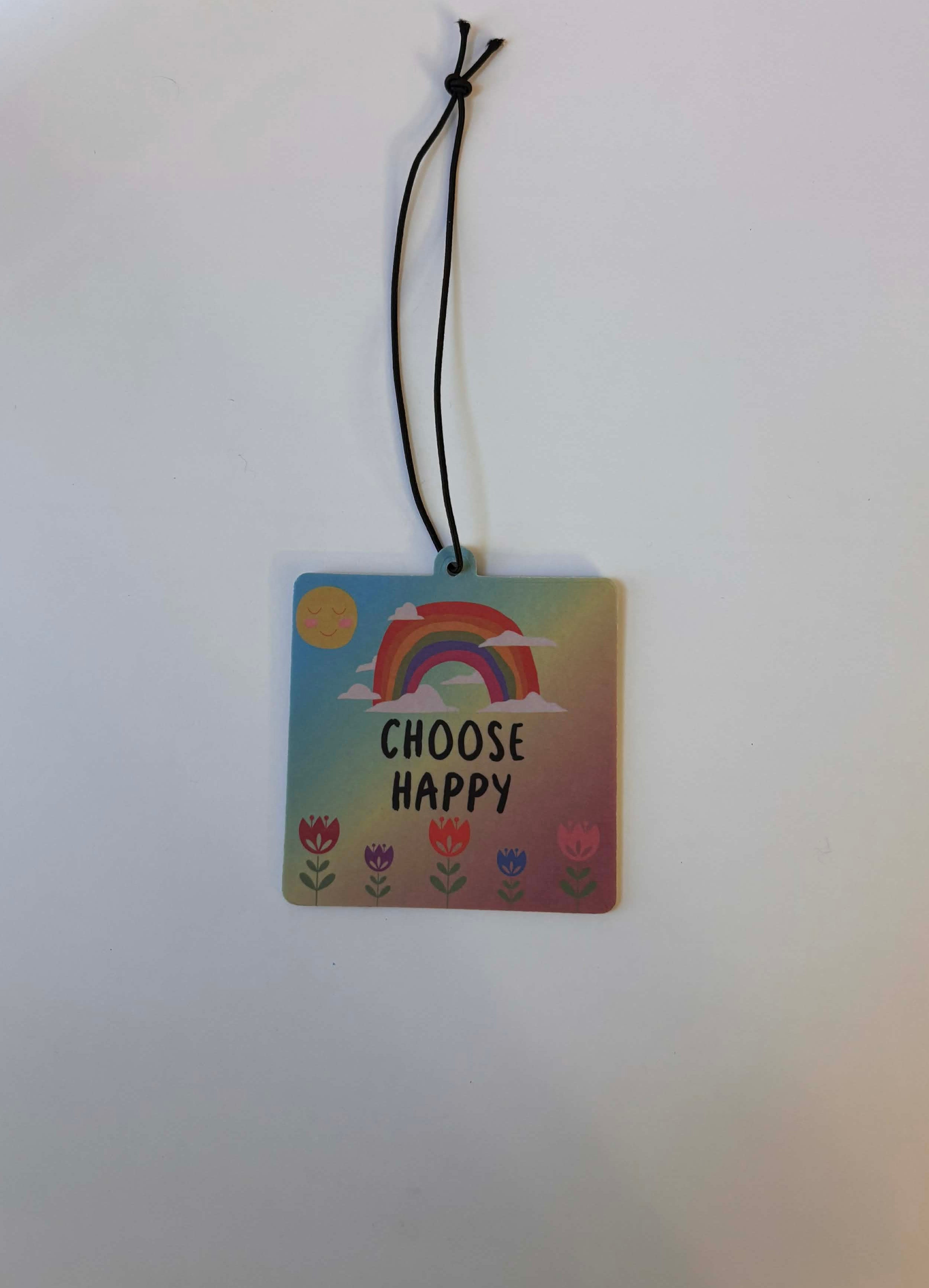 Freesia Car Air Freshener; Choose Happy