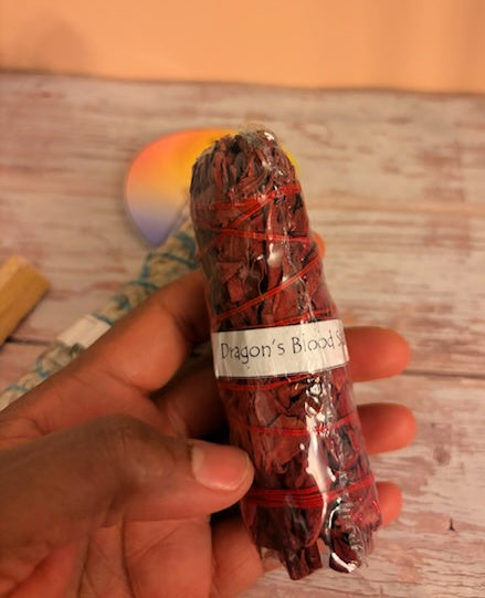 Dragon Blood and White Sage Bundle - Smudging