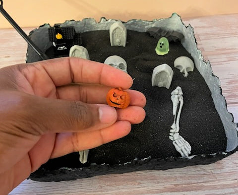 Halloween Zen Garden - DIY Cemetery Sensory Kit