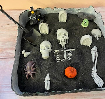 Halloween Zen Garden - DIY Cemetery Sensory Kit
