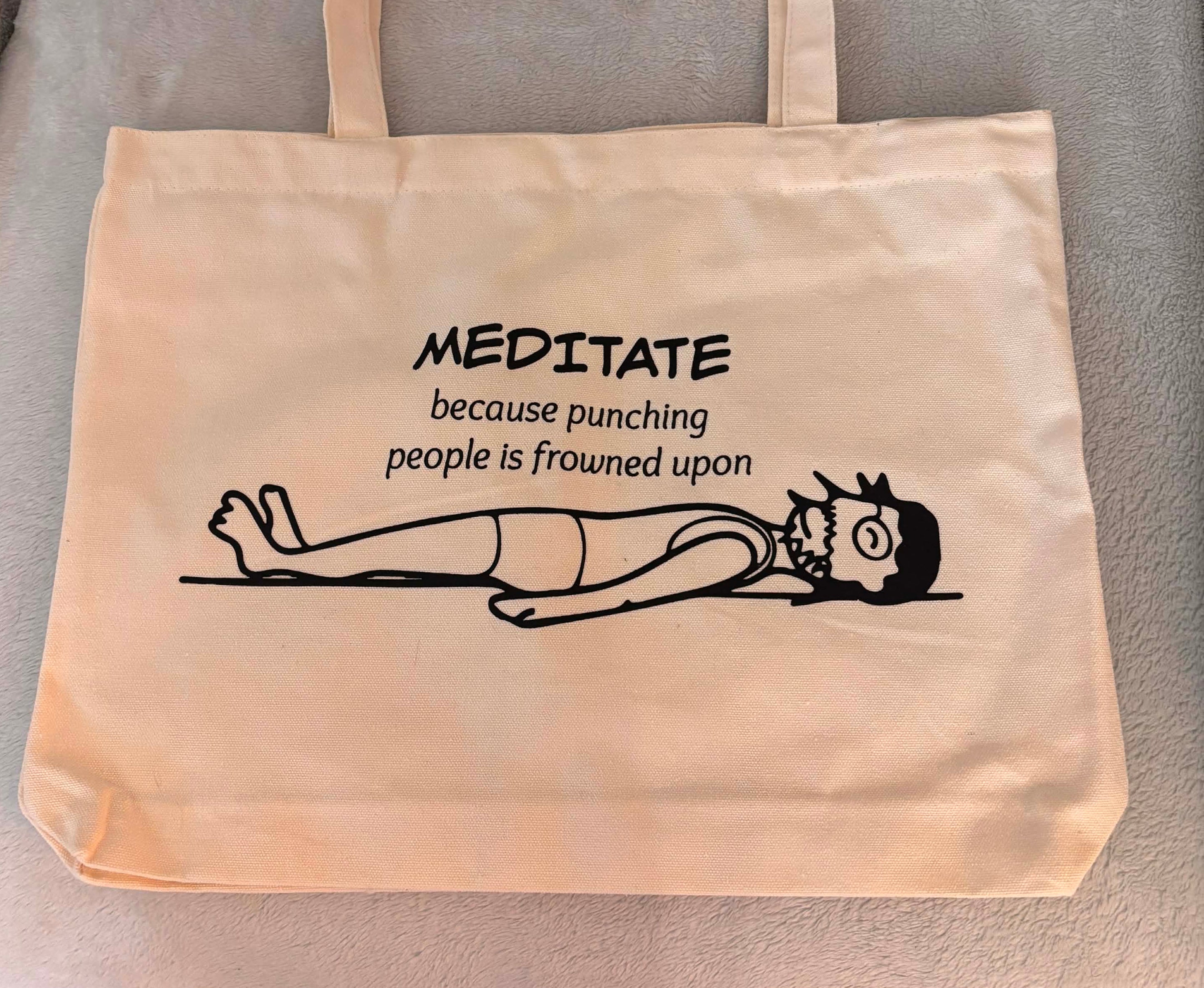 Punching People Tote Bag
