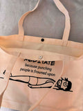 Punching People Tote Bag